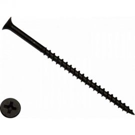 Саморез КРЕП-КОМП черный по дереву 4,2х89 2000шт чд8942 