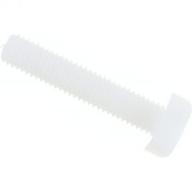 Болт с шестигранной головкой DINFIX DIN 933, полн. резьба, полиамид (пластик), М8x40, 10 шт. 00-00001253 