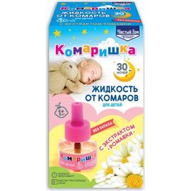 Жидкость от комаров Чистый дом Комаришка для детей 30 ночей 02-114 
