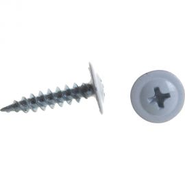 Саморезы с пресс-шайбой Госкреп 4.2х19 мм, белые, RAL9003, 30 шт. 1-0017340 