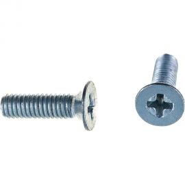Винт Tech-Krep DIN965 с потайной головкой, оцинкованный М3х10 30 шт - пакет 126584 