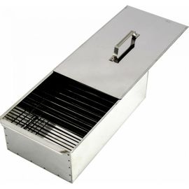 Двухъярусная коптильня с поддоном PALISAD 420x270x175 мм, нержавеющая сталь, 0.8 мм 69528 