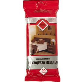 Влажные салфетки по уходу за мебелью HomeQueen 56796 