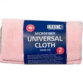 Универсальная салфетка Смарт.ру 2 шт., 30х30 см, розовая/серая RU-1522-22 