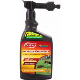 Эжектор концентрат от муравьев, клещей и других ползающих насекомых Dr.Klaus 1 л DK06230011 