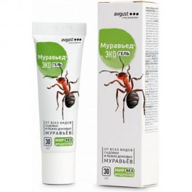 Экологичное средство для уничтожения всех видов муравьев Avgust Муравьед, гель, 30 мл 42000454 