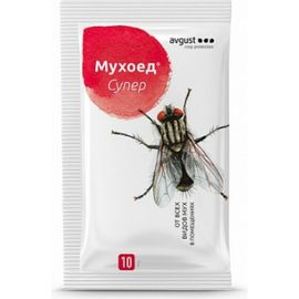 Гранулы от всех видов мух Avgust Мухоед Супер 10 г A00490 