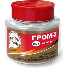 Микрогранулы от садовых муравьев и почвенных комнатных мушек Зеленая Аптека Садовода 180 г 4601976002072 