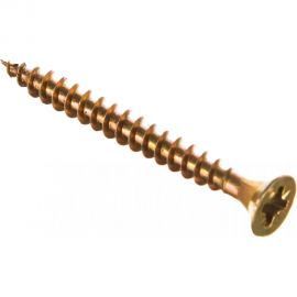 Универсальный саморез Tech-Krep 35х3,5 мм 200 шт желтый, коробка с окном 102235 