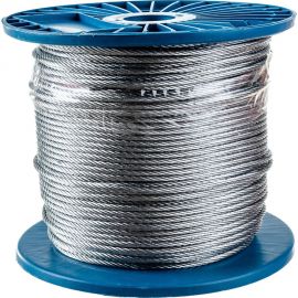 Стальной трос Метизный двор 4 мм DIN 3055, 200 м 4690441031273 