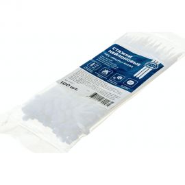 Нейлоновые стяжки FORTISFLEX НСС EasyFix 4x200 белый, 100 шт. 84802 