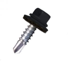 Саморез по металлу Daxmer св. №2 4,8х19 RAL 9005 11708 