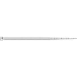 Стяжки SapiSelco самозатухающие, белого цвета, 2.5x100 мм, полиамид 6.6, уп. 100 шт. SEL.EC2.202 