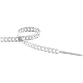 Стяжка TDM ПУ белая, многозвенная RS, 10x300, 20 шт. SQ0515-0603 