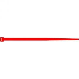 Стяжки SapiSelco красного цвета, 3.5x140 мм, полиамид 6.6, уп. 100 шт. SEL.10.210R 