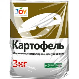 Комплексное гранулированное удобрение JOY КАРТОФЕЛЬ 3 кг 4607043130624 