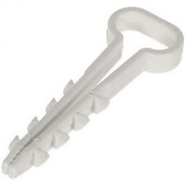 Дюбель-хомут ПЭМИ 5-10 для пл. кабеля, белый 100 шт. X7902895 