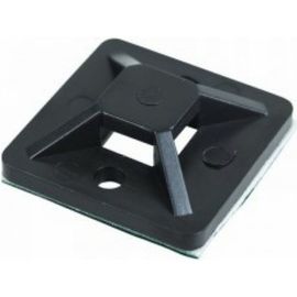 Самоклеящаяся площадка REXANT 30x30 мм, черная, упаковка 100 шт. 07-2031 