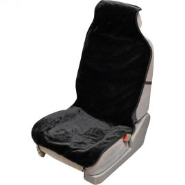 Накидка сиденья SKYWAY ARCTIC Стандарт меховая, искусственный мутон, черный S03001094 