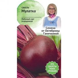 Семена ОКТЯБРИНА ГАНИЧКИНА Свекла Мулатка 2 г 119662 