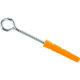 Шуруп с кольцом 8х80 с универсальным дюбелем 12,0х71 2 шт - пакет 109502 