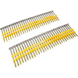 Реечные гвозди Pegas pneumatic 21, кольцевая накатка 2.8x60 мм, уп. 4500 шт. 1241 