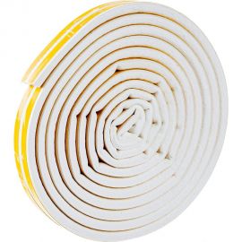 Самоклеящийся резиновый уплотнитель SDM тип D, 9 мм х 7 мм, белый, 6 м 4749 