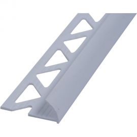 Уголок для кафельной плитки СХТ наружный 7 мм 2,5 м белый ПрКп003 