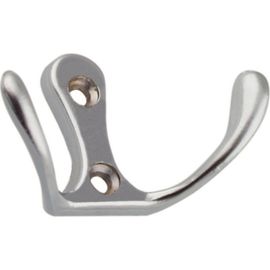 Двойной крючок Trodos 04.11.07 малый, серебро 302032 