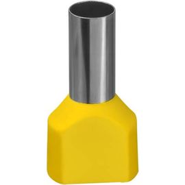 Наконечник Navigator 61 043 NET-E2-6.0-14-B50 НШВИ2, желтый, 2 провода 50шт/упак 61043 