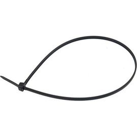 Нейлоновая хомут-стяжка с тройным замком REXANT 300x7,6 мм, черная, упаковка 100 шт. 67-0303 