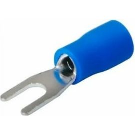 Вилочный изолированный наконечник REXANT 3.2 мм, 1.5-2.5 кв.мм, синий 08-0131 