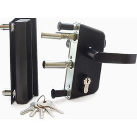 Замок врезной для калиток Симеко ЗК-40 полный комплект А1530 