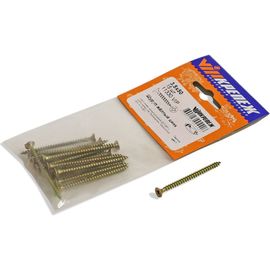 Шуруп VIPкрепеж желтый цинк 3,5х50 15шт 11330 VIP 