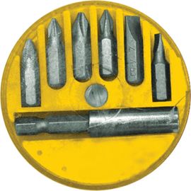 Набор бит (25 мм; 7 предметов; 1/4) Biber 84943 тов-160267 