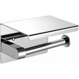Держатель туалетной бумаги G-teq с полочкой для телефона, хром, 140 мм 25.26 