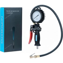 Пистолет для подкачки колес с жидкостным манометром NORDBERG Ti62 