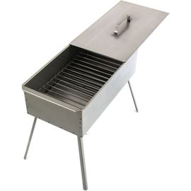 Двухъярусная коптильня с поддоном на ножках PALISAD 500x270x175 мм, 0.8 мм 69527 