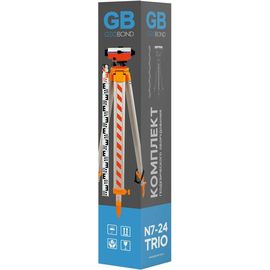 Нивелир GEOBOND N7-24 TRIO штатив, рейка, 5м 120001 