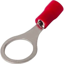Кольцевой изолированный наконечник REXANT диам.10.5мм 0.5-1.5кв.мм красный 08-0017 