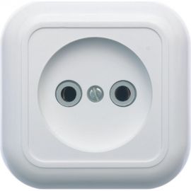 Розетка Кунцево-Электро ВАЛЕНТИНА открытой установки, одноместный РА10-266 7638 