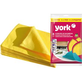 Салфетка YORK ЛЮКС сверхвлаговпитывающая, 10 шт. 020340 
