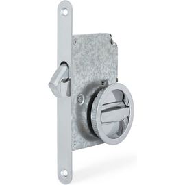 Ручка с замком для раздвижных дверей Palladium 03 BK CP 11948 