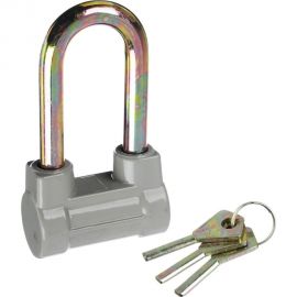 Навесной замок ЕРМАК Алюминий 60 мм, с длинной дужкой 468-366 