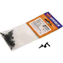 Саморез клоп VIPкрепеж чёрный, полусфера, сверло, 3.8х11, 19 шт. 10202 VIP 