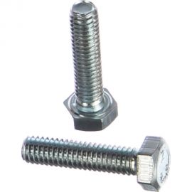 Болт Tech-Krep DIN933 с шестигранной головкой, оцинкованный М6х25 18 шт - пакет 102958 