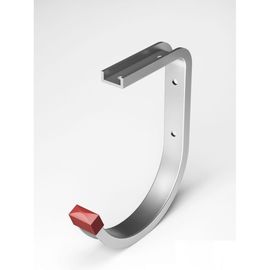 Настенный крюк ЛУКА алюминиевый, вынос 130 мм высота 160 мм, до 20 кг, анодированный УТ000025388 