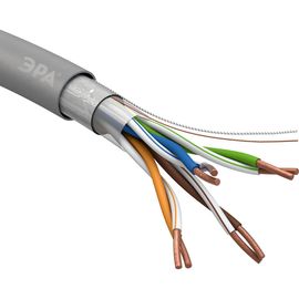 Кабель ЭРА витая пара F/UTP 4x2x24AWG Cat5e CU PVC 305 м Б0044688 