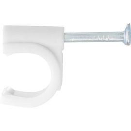 Электроустановочные скобы СИБРТЕХ 8 мм, круглый профиль, 50 шт 47518 