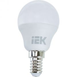 Лампа IEK LED G45 шар 7 Вт 230 В 3000К E14 LLE-G45-7-230-30-E14 
